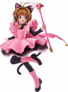 フィギュア POP UP PARADE 木之本桜 黒猫風コスチュームVer. L size 「カードキャプターさくら クロウカード編」 プラスチック製塗装済み完成品（左肩フリルに塗装剥げあり）【10日以内発送】