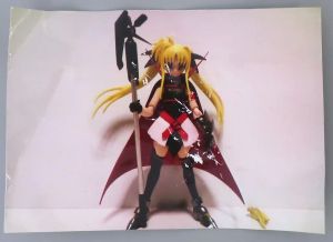 フィギュア figma A’s版バリアジャケット改造用パーツ フェイト・テスタロッサ 「魔法少女リリカルなのはA’s」 ガレージキット（見本写真印刷剥げ・マントひび割れ有）【10日以内発送】