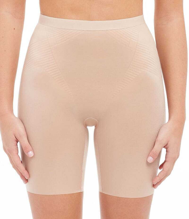 スパンク レディース ボトムス カジュアルパンツ SPANXshape Invisible MidThigh Short Champagne Beige ベージュ