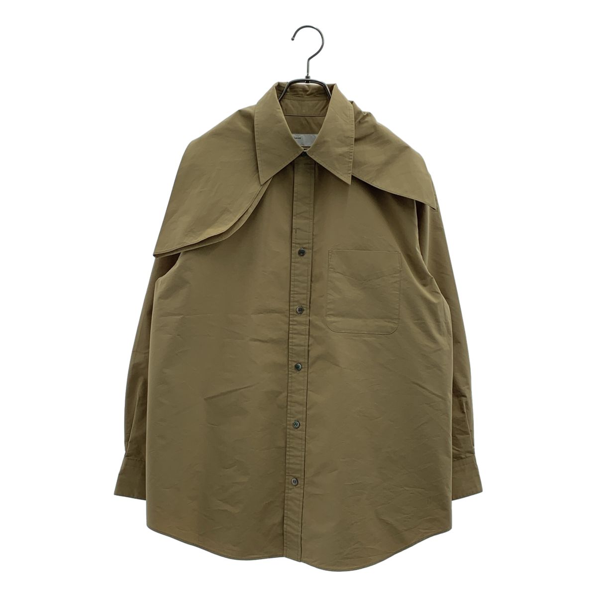 TOGA / トーガ | 2023SS | Cotton typewriter shirt / コットン タイプライターシャツ | 36 | ベージュ | レディース