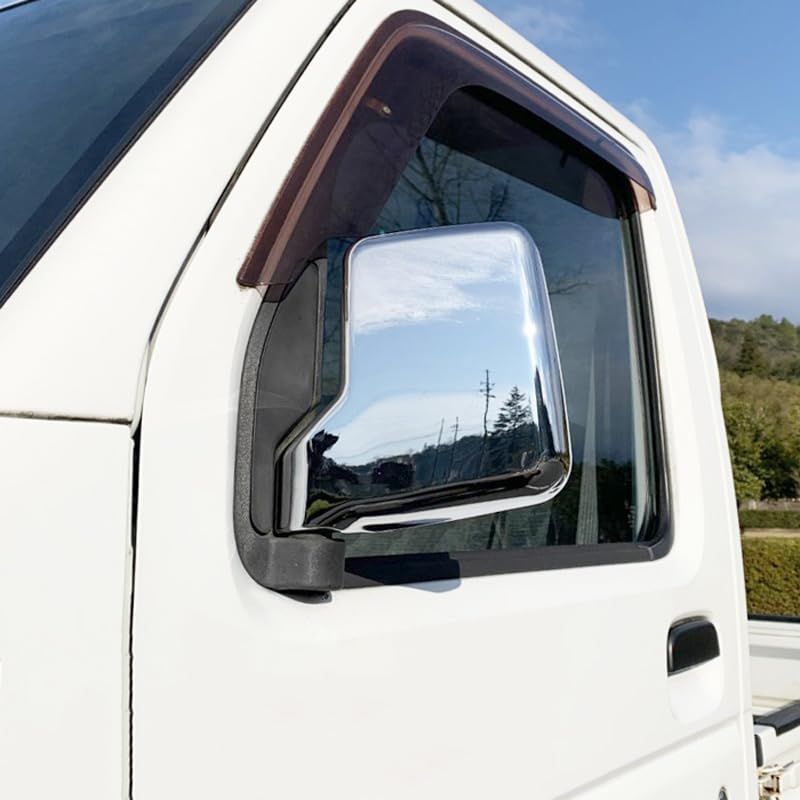 ミニキャブ トラック バン メッキ ドア ミラー カバー DS16T DS17V MITSUBISHI 三菱 MINICAB TRUCK VAN 軽トラ 軽バン ミラー カバー 左右セット サイド ドア ガーニッシュ カスタム パーツ カスタ 3aa372c4