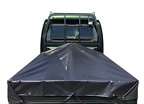 スーパーキャリイシート スロープ型 シート単品 ブラック (前部)2.0ｍ・(後部)1.9ｍ×(長さ)1.7ｍ 台形シートts 2937433f