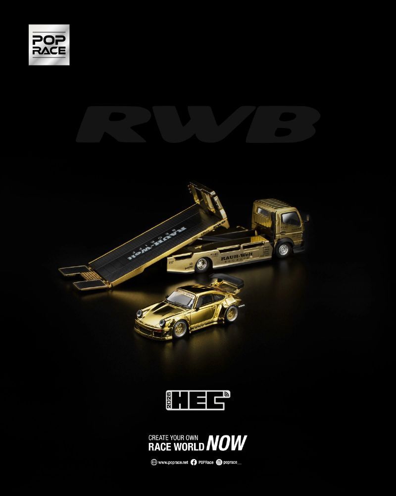 1/64 RWB 930 GOLD CHROME TRUCK SET RWB 930 ゴールド クロームトラックセット