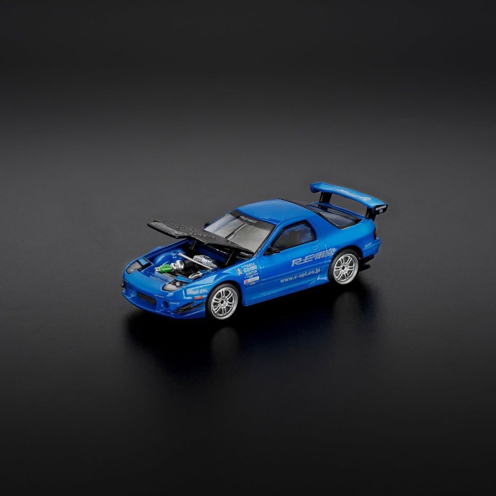 1/64 MAZDA RX-7 (FC3S) RE-AMEMIYA - RE-AMEMIYA BLUE 1/64 マツダ RX
