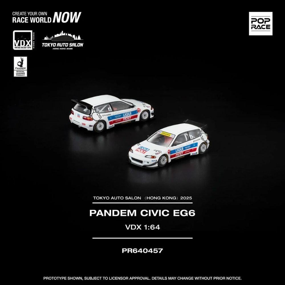 デカール加工品 1/18 ONEMODEL パンデム ホンダ シビック EG6 1/64 Pandem Civic EG6 VDX EX 1/64 パンデム シビック EG6 VDX EX
