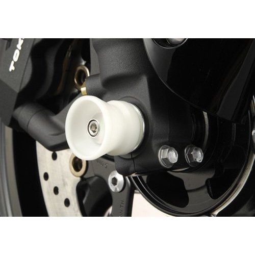 新品 アグラス(AGRAS) フロントアクスルプロテクター ファンネルタイプ シルバー GSX1400/Z 344-377-A0S