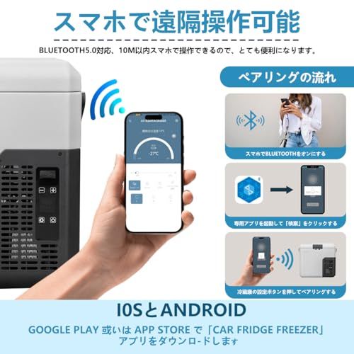 【迅速に発送】Alpicool ポータブル冷蔵庫 車載冷蔵庫 車載冷蔵冷凍庫 P18 18L 18リットル -20℃?20℃ コンプレッサー式 急速冷凍 AC100V DC12V/24V コンパクト 軽量 持ち運び便利 静音 45W 省エネ 車載家庭両用 アウ