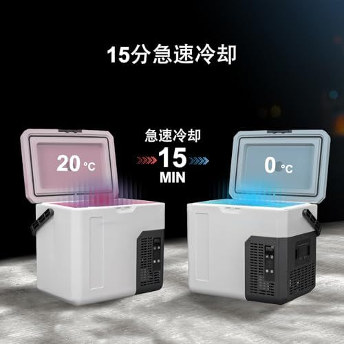 【迅速に発送】Alpicool ポータブル冷蔵庫 車載冷蔵庫 車載冷蔵冷凍庫 P18 18L 18リットル -20℃?20℃ コンプレッサー式 急速冷凍 AC100V DC12V/24V コンパクト 軽量 持ち運び便利 静音 45W 省エネ 車載家庭両用 アウ