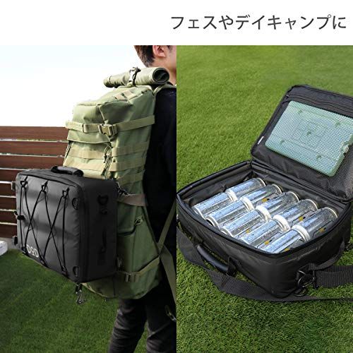 【迅速に発送】DOD(ディーオーディー) ソフトくらこ(10) 10L 極厚断熱材 ソフトクーラーバッグ ツーリング や ソロキャンプ や フェス に 薄型形状 CL1-720-BK 【迅速に発送】DOD(ディーオーディー) ソフトくらこ(10) 10L 極厚断熱材 ソフトクーラーバッグ ツーリング や ソロキャンプ や フェス に 薄型形状 CL1-720-BK
