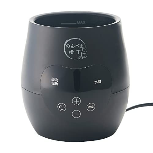 【迅速に発送】[三ッ谷電機] 電気酒燗器 酒かん器 のんべえ横丁 NBE-1 湯煎式 日本酒 電気 熱燗器 お燗 (ブラック)