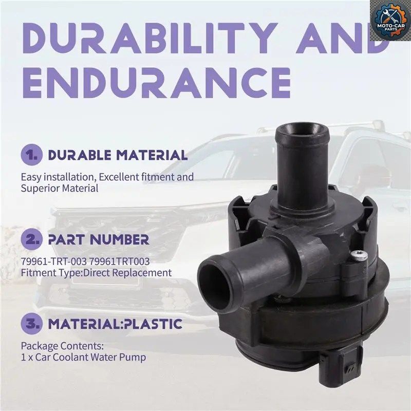 ホンダ クラリティ アコード CR-V 2017-2021用補助ウォーターポンプ クーラント部品 79961-TRT-003 79961TRT003 ホンダ クラリティ アコード CR-V 2017-2021用補助ウォーターポンプ クーラント部品 79961-TRT-003 79961TRT003