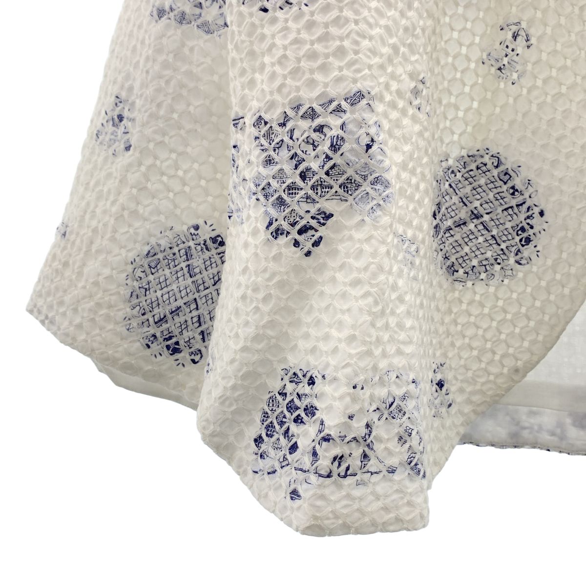 【美品】 R&D.M.Co / オールドマンズテーラー | TRELLIS C.S BOLERO JACKET / コットン トレリス ボレロジャケット | M | ホワイト | レディース