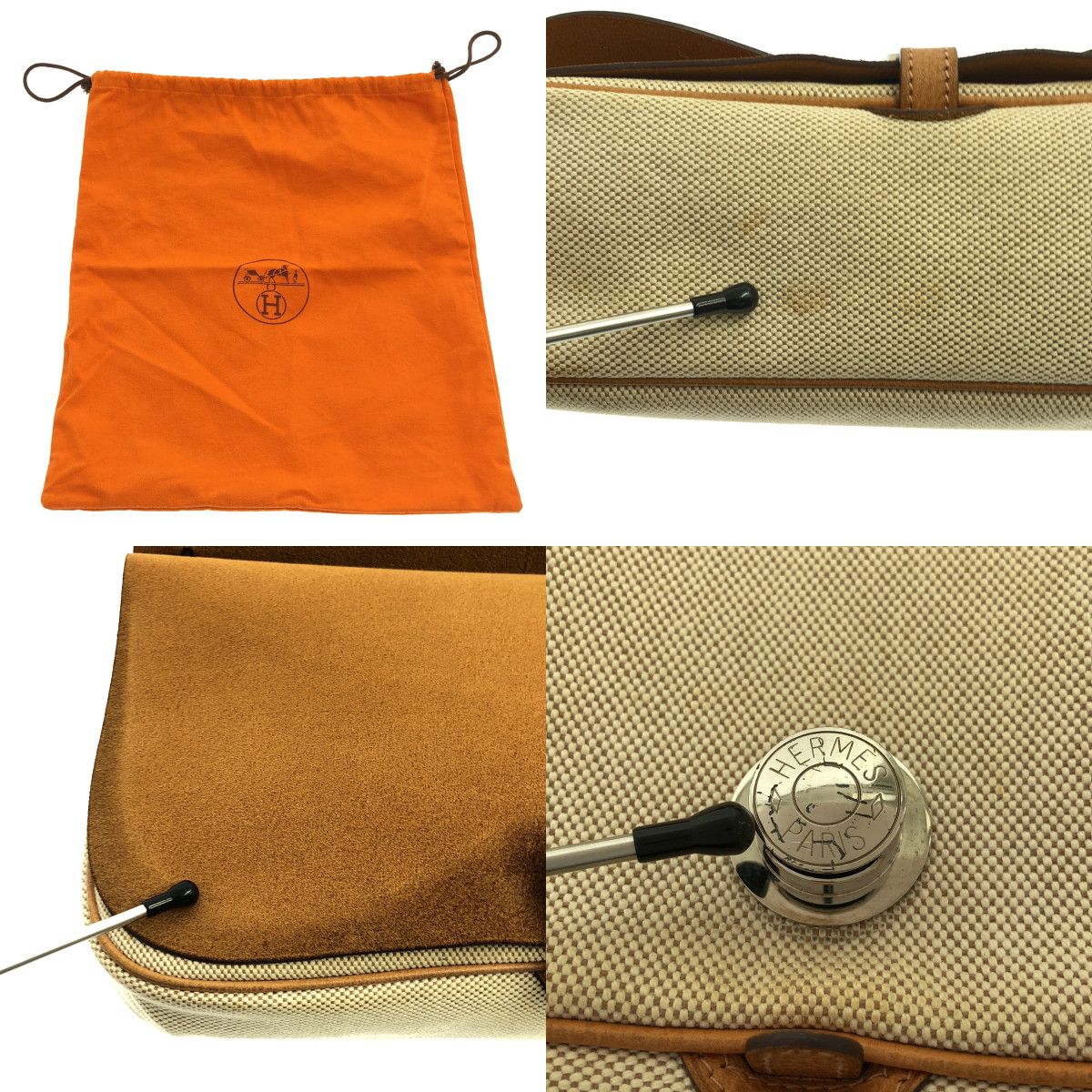 HERMES / エルメス | sac colorado PM サックコロラド トワルアッシュ ショルダーバッグ / I刻印 | ブラウン/ベージュ | レディース HERMES / エルメス | sac colorado PM サックコロラド トワルアッシュ ショルダーバッグ / I刻印 | ブラウン/ベージュ | レディース