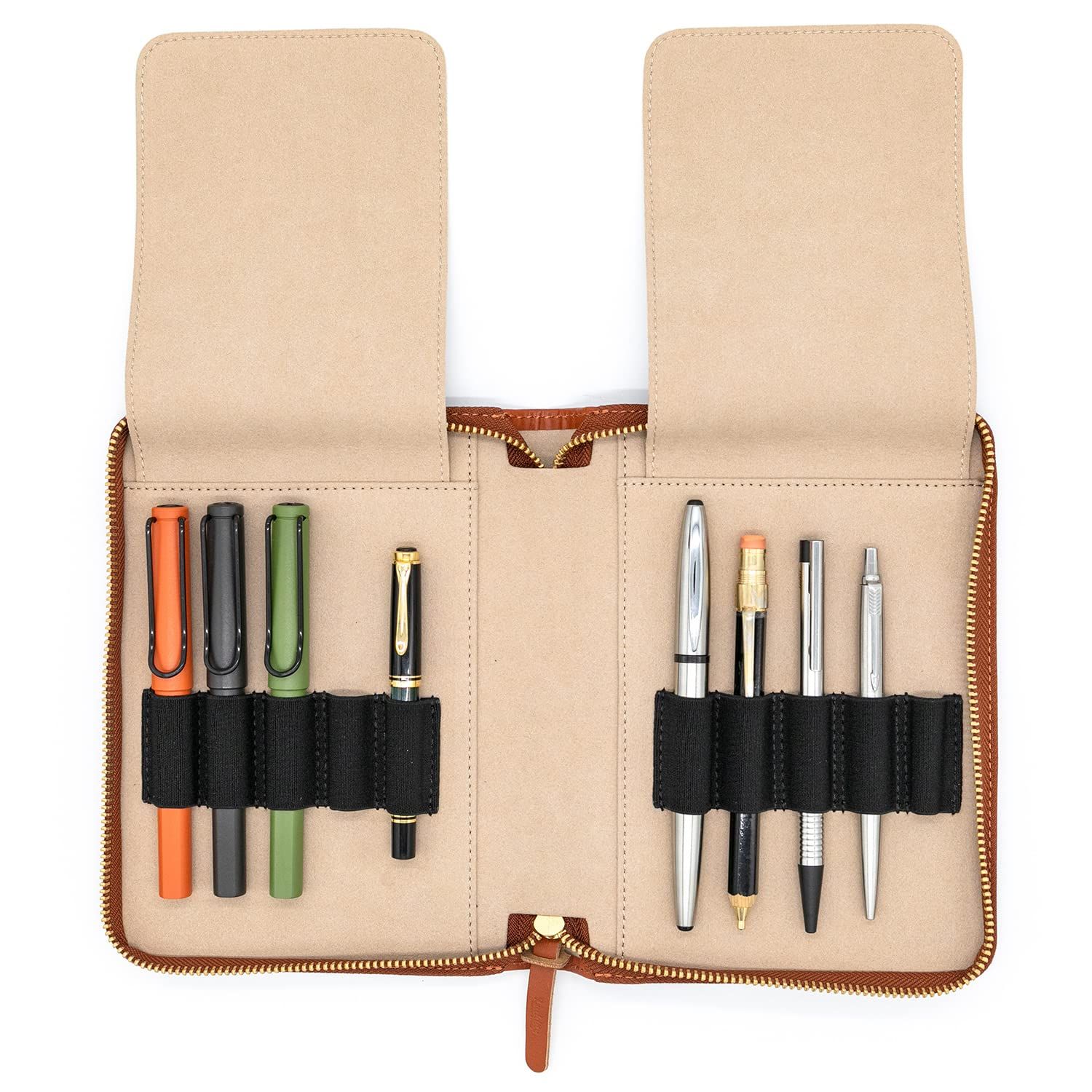 新品 [Luddite] ガーメントバッグ ラダイト ペンケース Writers Pencase 10本用 グレージュ