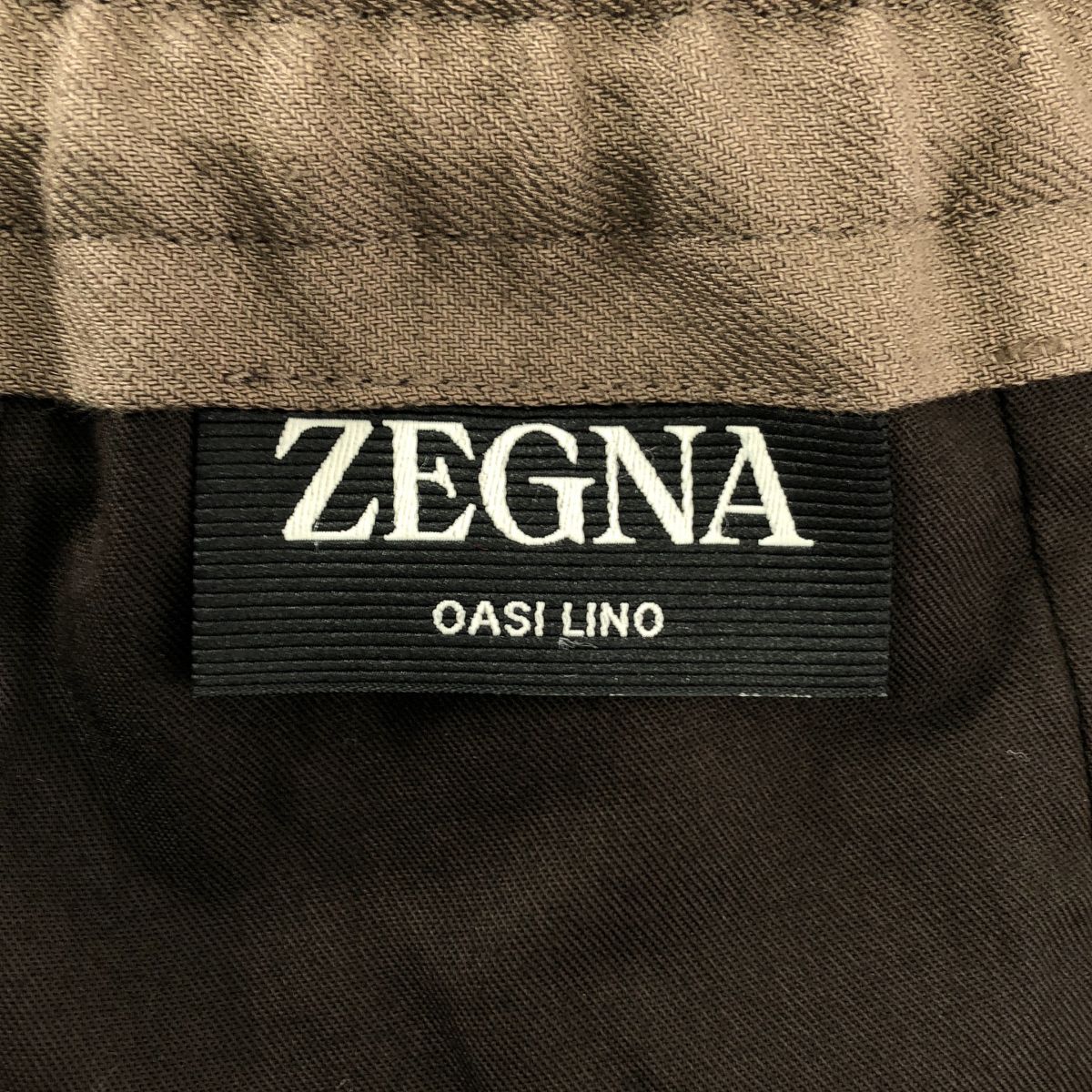 ZEGNA / ゼニア | ドローストリング イージーパンツ | ブラウン | メンズ ZEGNA / ゼニア | ドローストリング イージーパンツ | ブラウン | メンズ