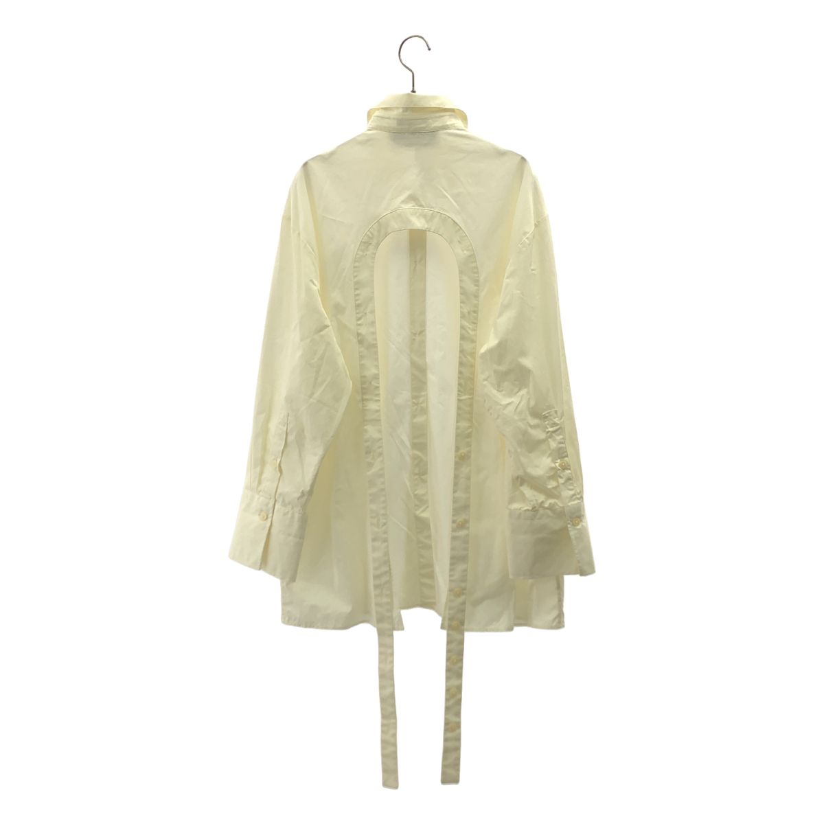 ROHE / ロヘ | 2024SS | Open back shirt / コットン オープンバックシャツ | 36 | アイボリー | レディース