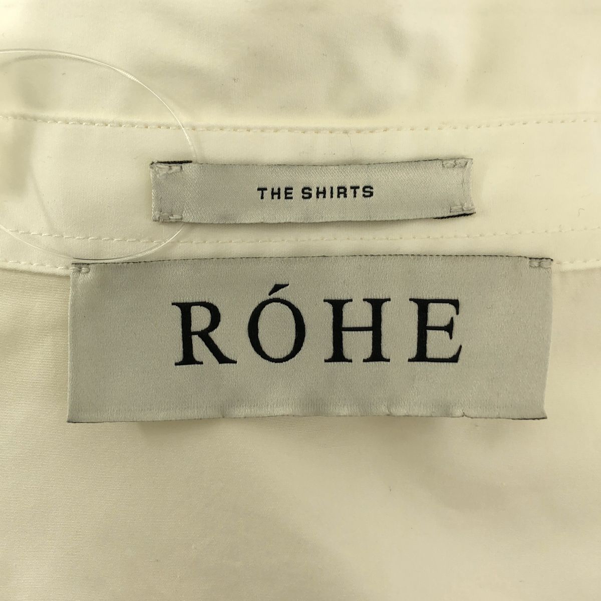 ROHE / ロヘ | 2024SS | Open back shirt / コットン オープンバックシャツ | 36 | アイボリー | レディース