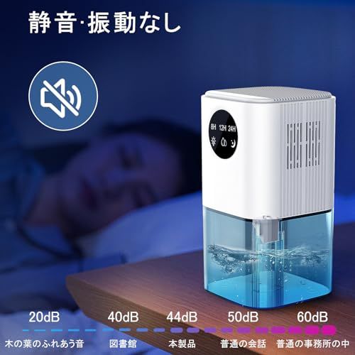 除湿機 小型 除湿器 省エネ 【2025最新型? 梅雨対策】 1500mL大容量水タンク 静音 狭い空間向け 湿気取り カビ対策 コンパクト 8~24時間切タイマー 満水自動OFF 7色LEDライト 押入れ/下駄箱/脱衣所/洗面所/風呂場 ペ 0deeb565