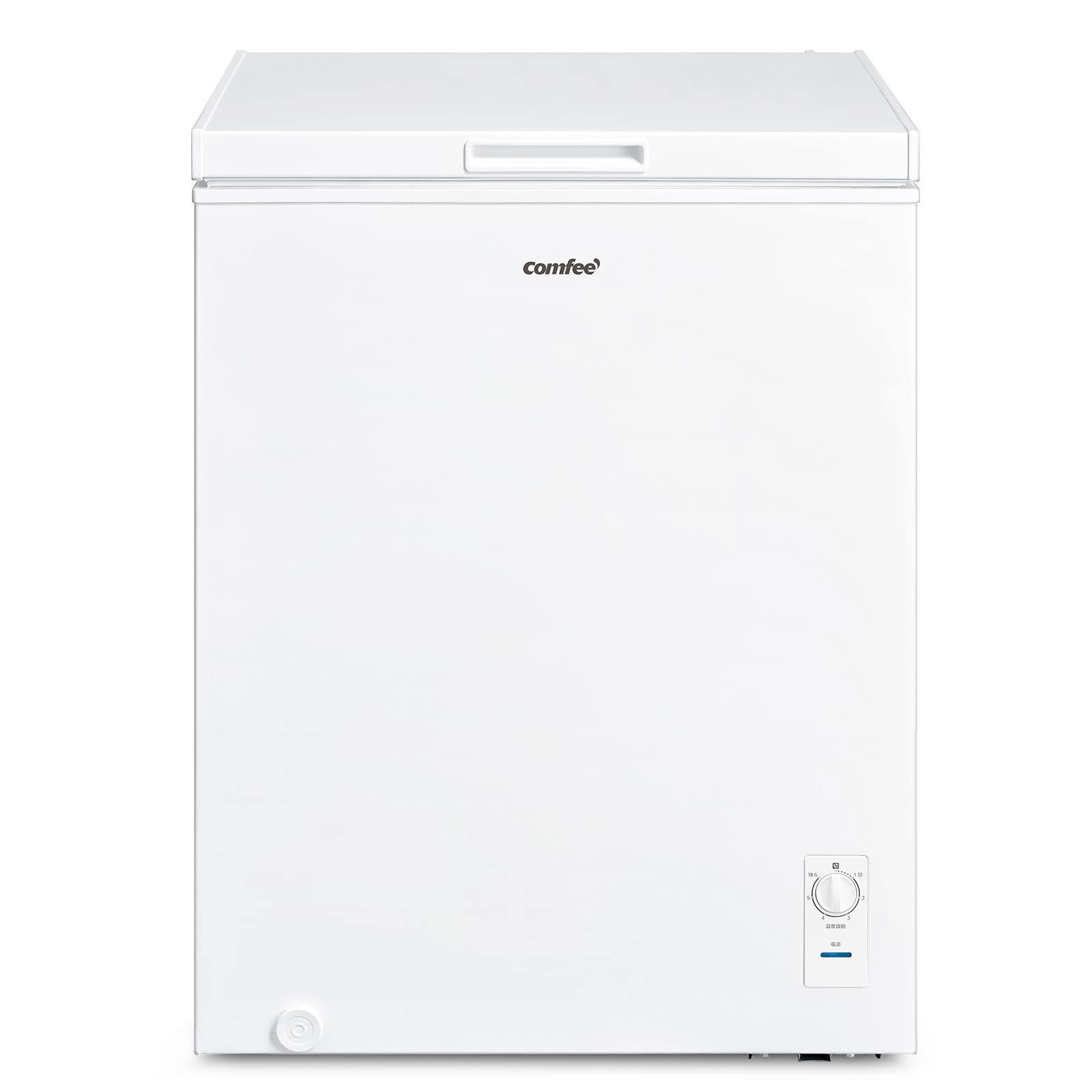 COMFEE' 冷凍庫 142L 上開き 温度調節6段階 大容量冷凍 省エネ 静音 ストッカー 小型 家庭用 自立式 RCC143WH(E) ホワイトry fe504222 COMFEE' 冷凍庫 142L 上開き 温度調節6段階 大容量冷凍 省エネ 静音 ストッカー 小型 家庭用 自立式 RCC143WH(E) ホワイトry fe504222
