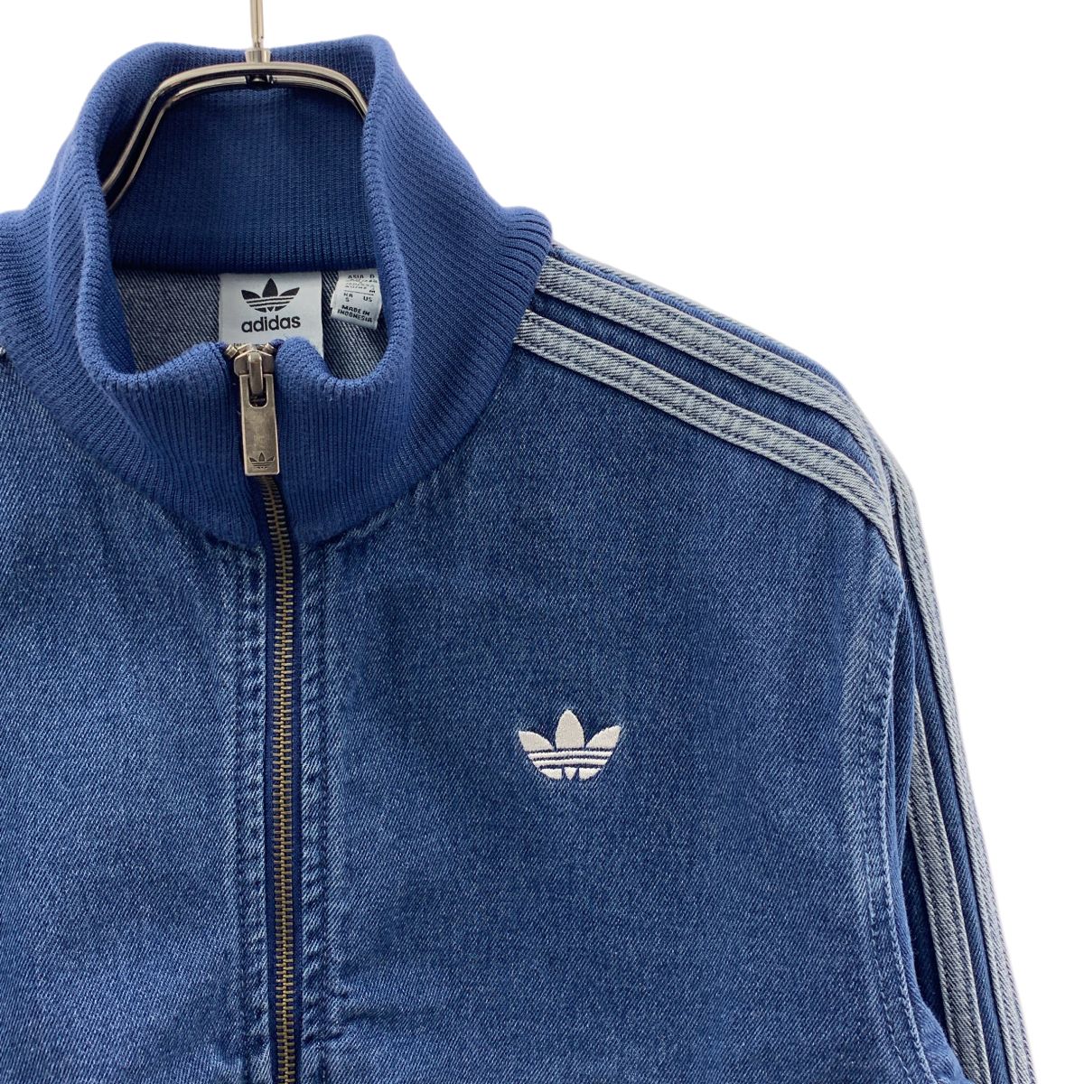 【美品】 adidas / アディダス | アディカラー デニム トラックトップ | S | インディゴ | レディース 【美品】 adidas / アディダス | アディカラー デニム トラックトップ | S | インディゴ | レディース