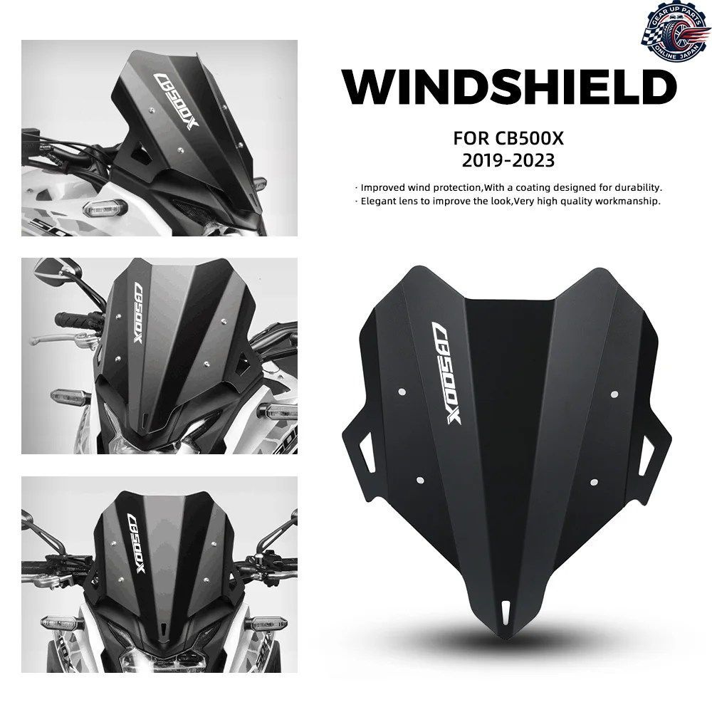 ホンダ CB X 2019-2020-2021-2022-2023 用オートバイ用ウインドスクリーン - 25 ウインドシールド フェアリング ウインドディフレクター