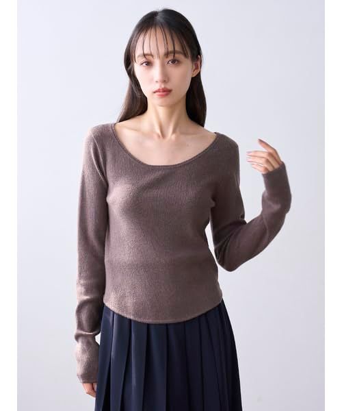 新品 [スナイデル] Sustainaレイヤードニットプルオーバー SWNT255120 レディース LPNK Free Size
