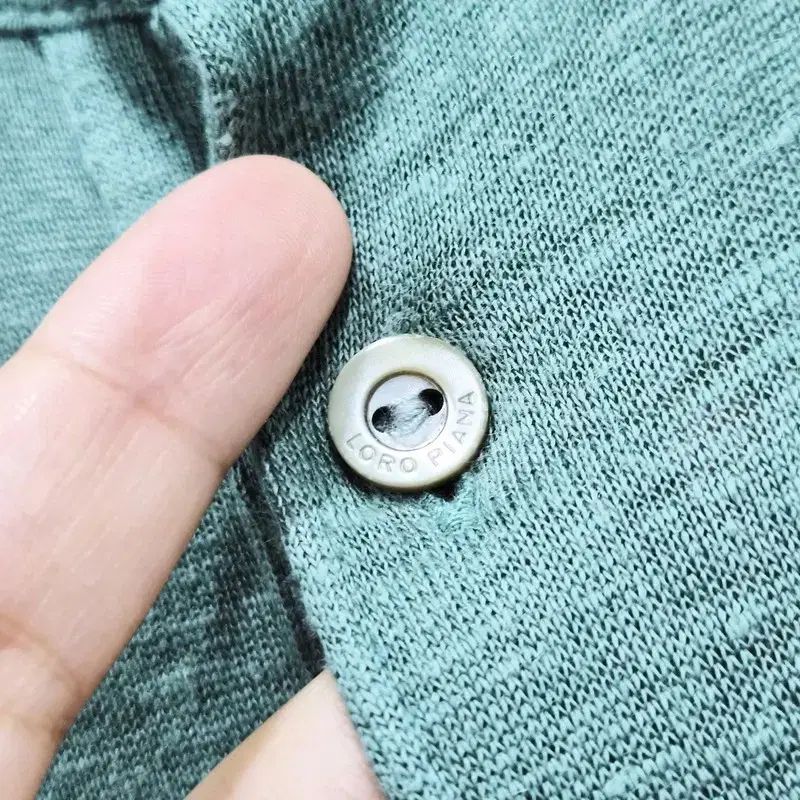 ロロ・ピアーナ リネン ピケ 半袖 Tシャツ