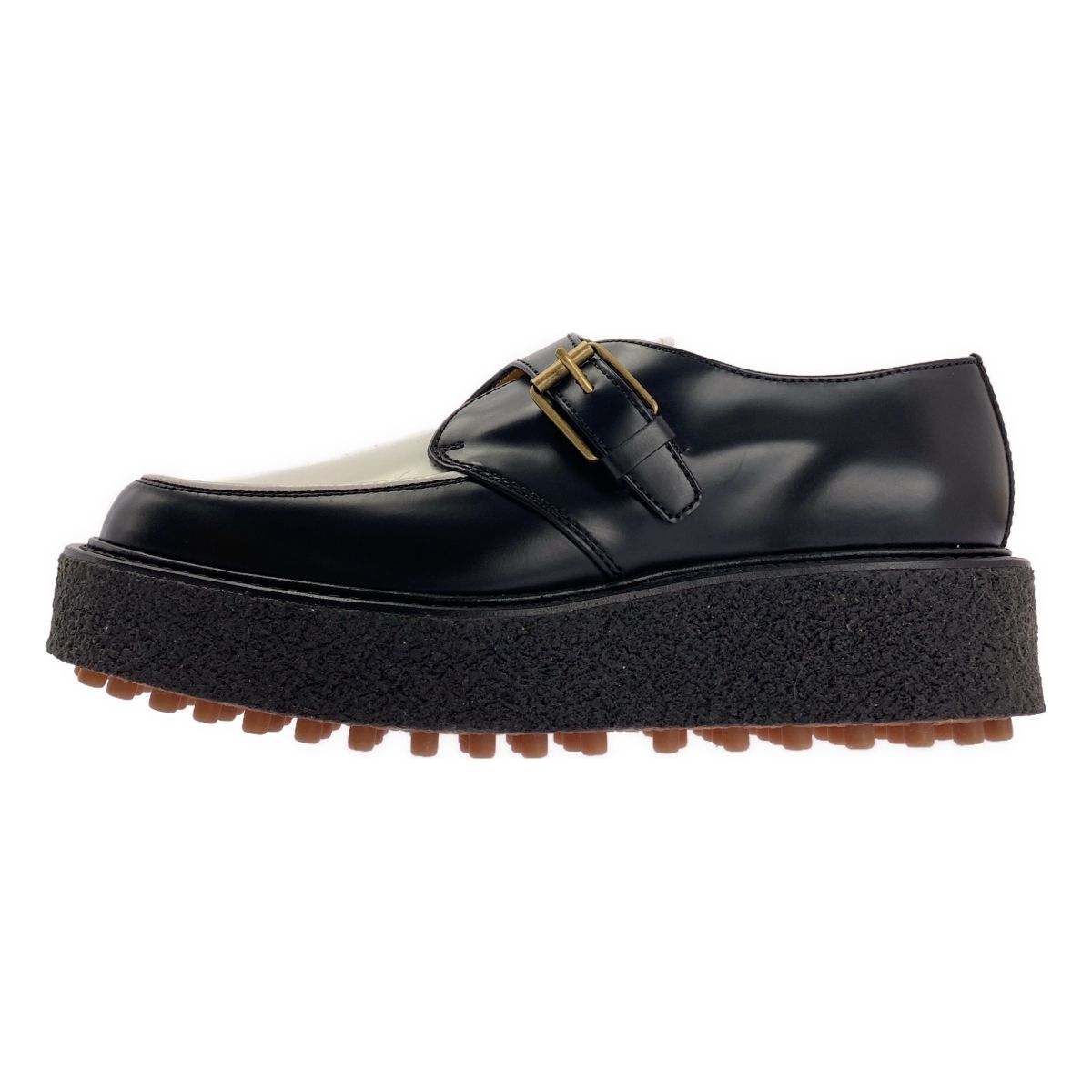 【美品】 TOD'S / トッズ | レザー バイカラー プラットフォーム モカシンローファー | 39 | ホワイト/ブラック | レディース