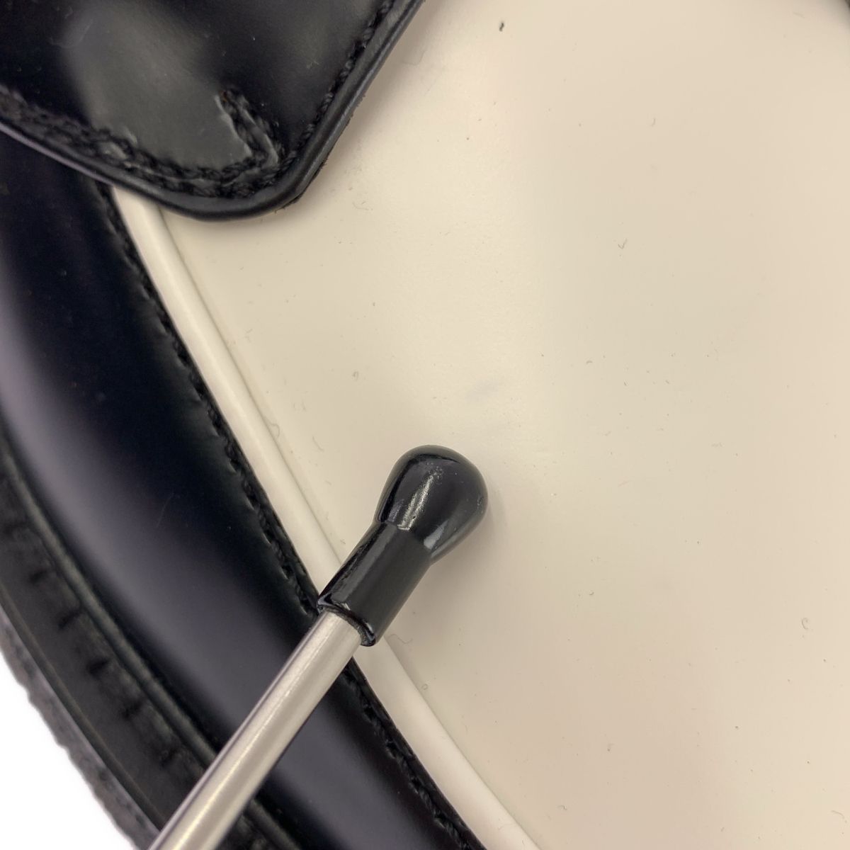 【美品】 TOD'S / トッズ | レザー バイカラー プラットフォーム モカシンローファー | 39 | ホワイト/ブラック | レディース