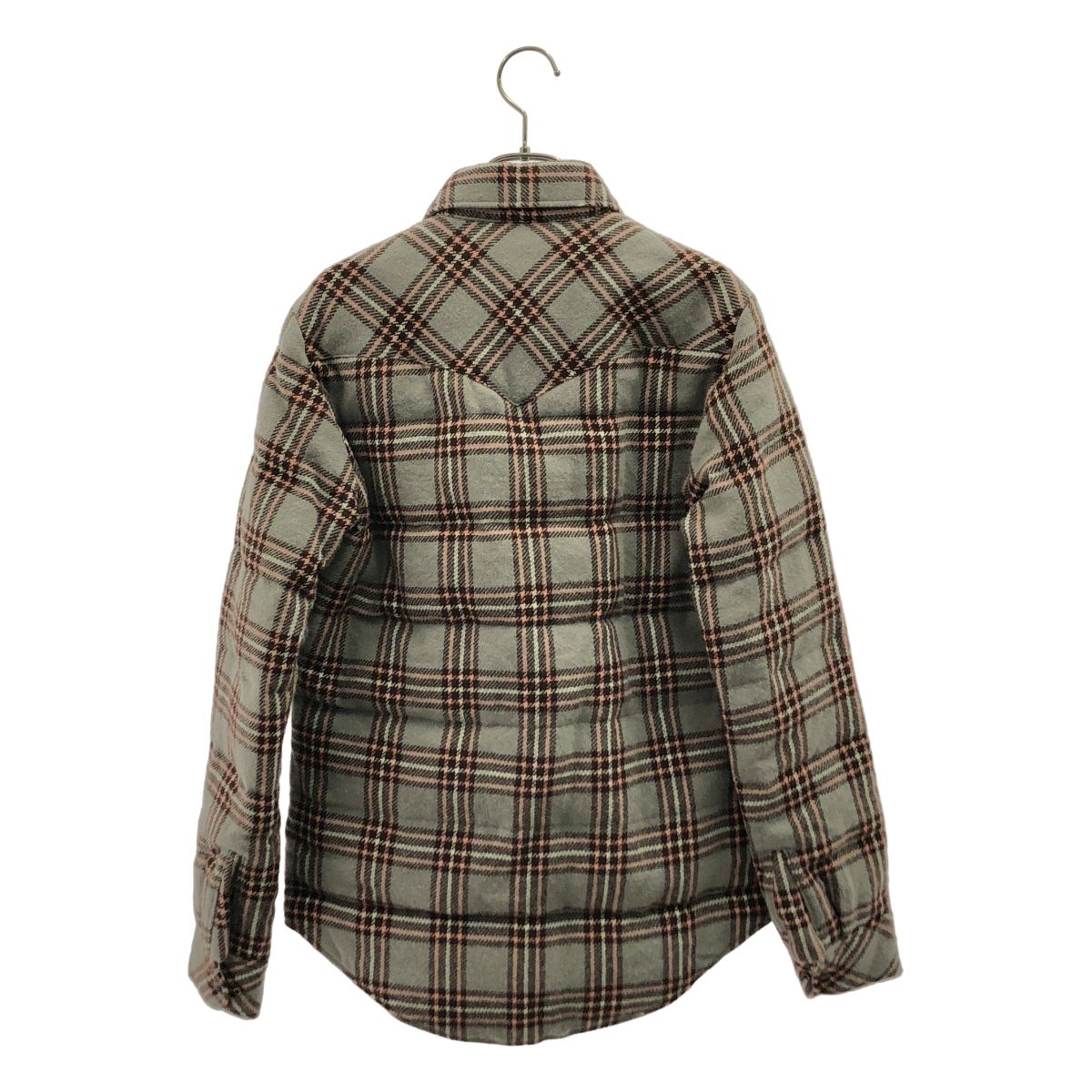 visvim / ビズビム | KERCHIEF DOWN JKT / WOOL CHECK / ウール ダウンジャケット | 1 | グレー | メンズ