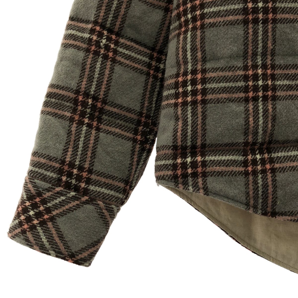 visvim / ビズビム | KERCHIEF DOWN JKT / WOOL CHECK / ウール ダウンジャケット | 1 | グレー | メンズ