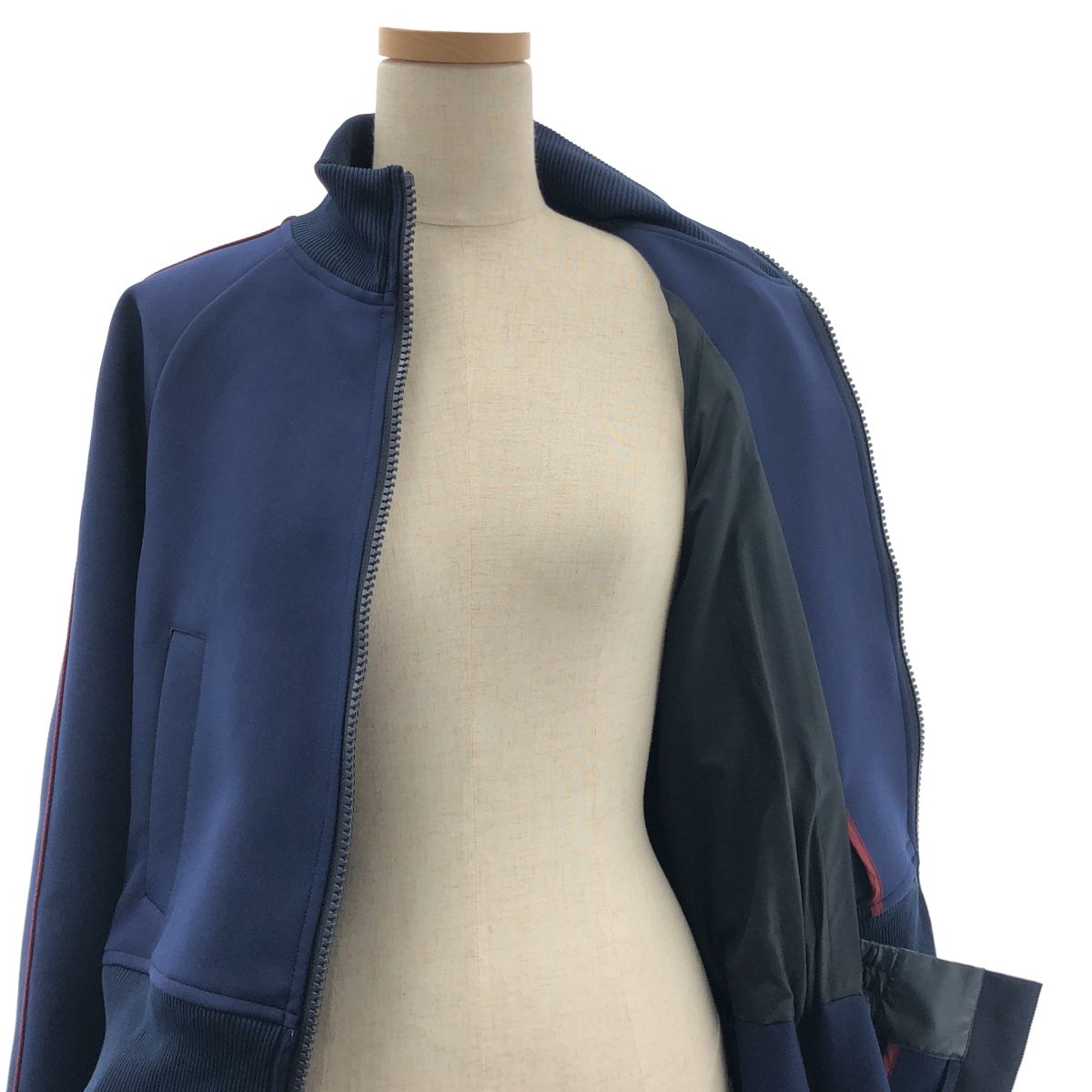 【美品】 sacai / サカイ | 2022AW | Technical Jersey Dress / テクニカルジャージードレス | 1 | ネイビー | レディース