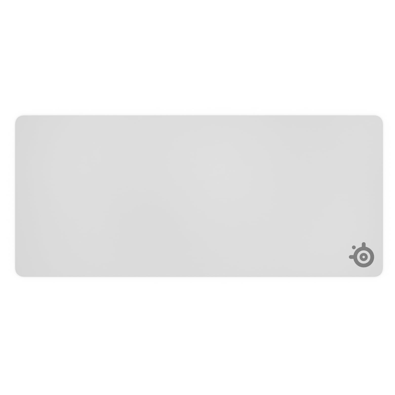 新品 SteelSeries ゲーミングマウスパッド QcK Heavy XXL White 極厚 40cm×90cm×0.4cm ノンスリップラバーベース 滑り止め加工 耐水 水洗い可能 耐久性 67504 ホワイト