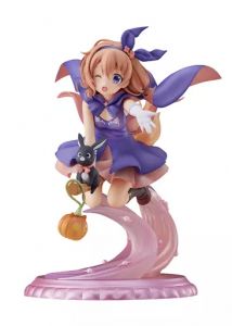 フィギュア ココア(Halloween Fantasy) 限定版 ウインクVer. 「ご注文はうさぎですか? BLOOM」 1/7 PVC製塗装済完成品 あみあみ限定(支柱パーツ内部にヒビ/箱傷み(中))【10日以内発送】