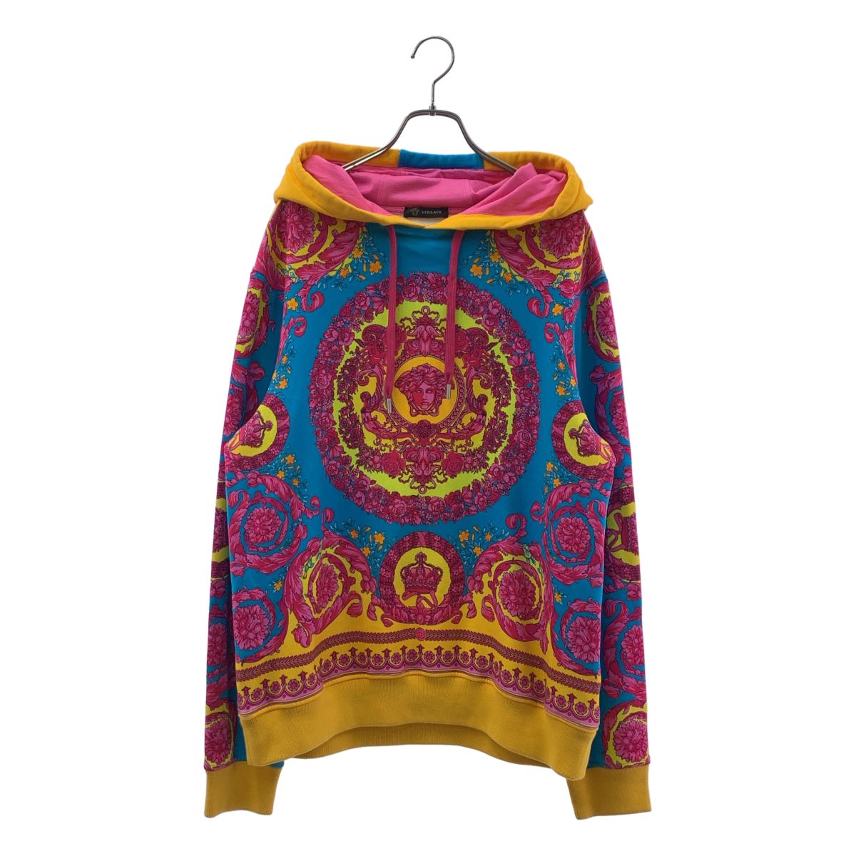 VERSACE / ヴェルサーチ | バロック プルオーバー パーカー | L | マルチカラー | メンズ