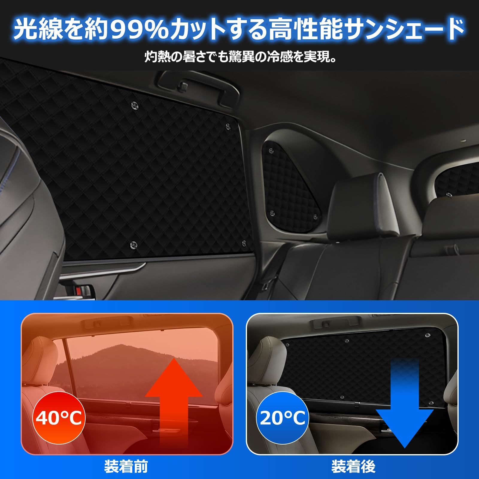 新品 BLUESEATEC トヨタ RAV4 50系 遮光 カーテン 断熱 露天駐車 着脱簡単 RAV4 50 H31.4-R7.12 車種専用設計 車中泊 日除け 収納袋付き 7枚セット 新品 BLUESEATEC トヨタ RAV4 50系 遮光 カーテン 断熱 露天駐車 着脱簡単 RAV4 50 H31.4-R7.12 車種専用設計 車中泊 日除け 収納袋付き 7枚セット
