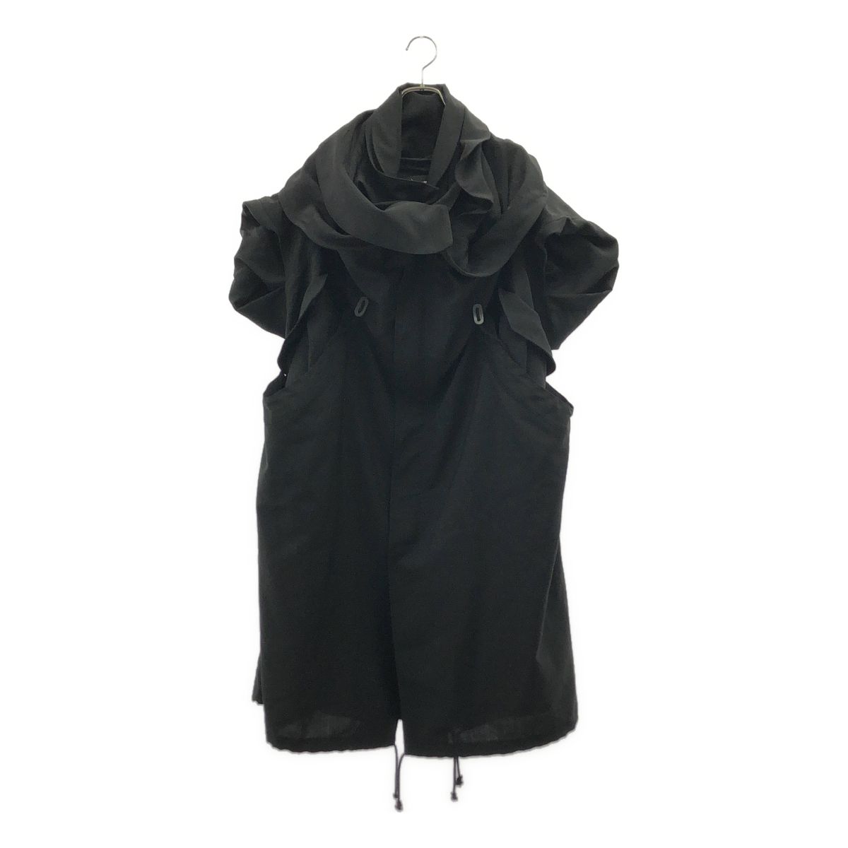 【美品】 JUNYA WATANABE / ジュンヤワタナベ | 2024SS | ウール モヘヤ 再構築 ワンピース | S | ブラック | レディース