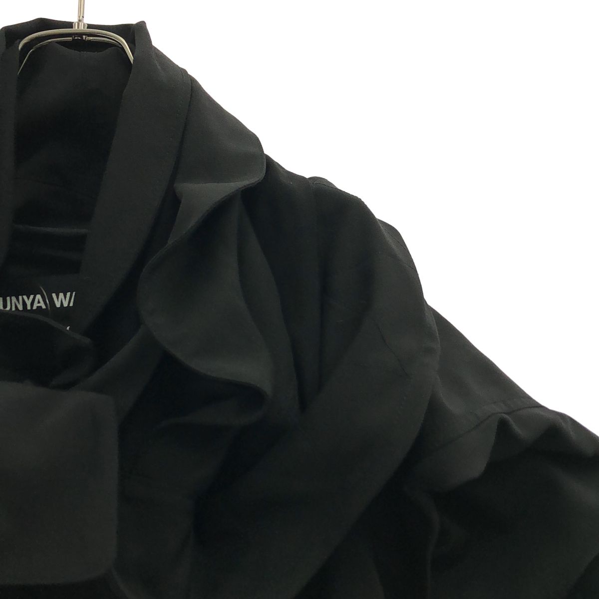 【美品】 JUNYA WATANABE / ジュンヤワタナベ | 2024SS | ウール モヘヤ 再構築 ワンピース | S | ブラック | レディース