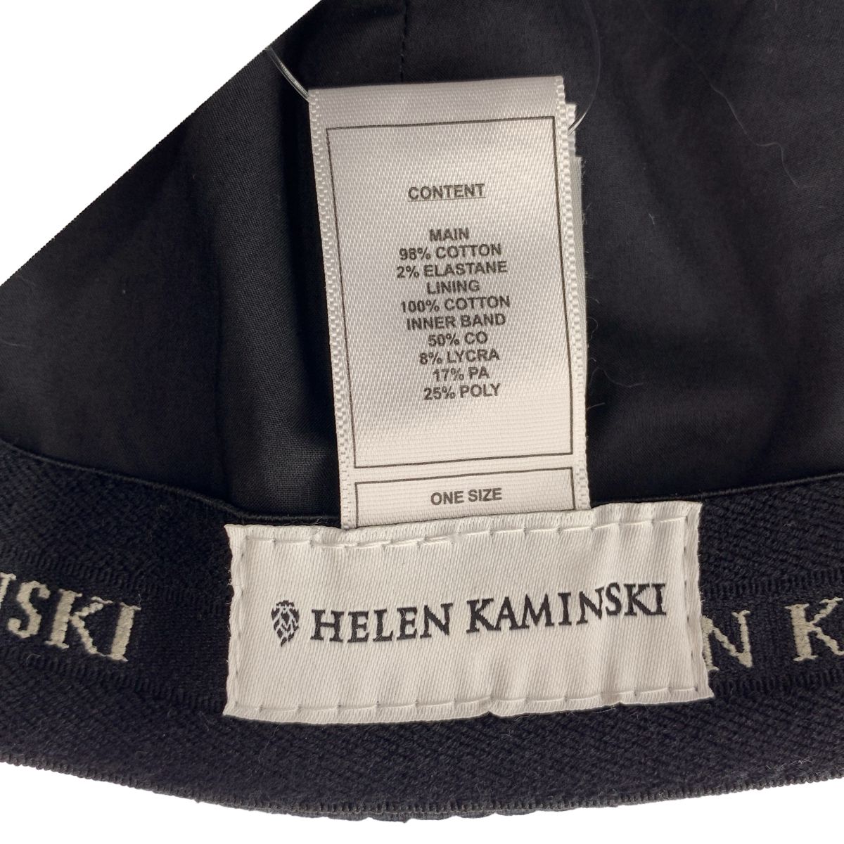 Helen Kaminski / ヘレンカミンスキー | キャップ 帽子 / アジャスター調整可 | ONE | ブラック | レディース Helen Kaminski / ヘレンカミンスキー | キャップ 帽子 / アジャスター調整可 | ONE | ブラック | レディース