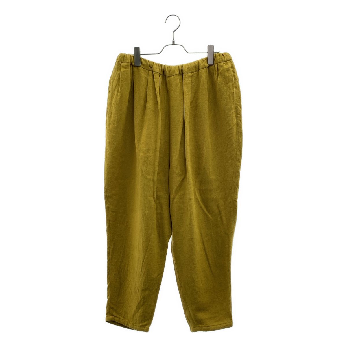 suzuki takayuki / スズキタカユキ | 2023AW | shalwar pants / リネン ウール 3タック イージーパンツ | 1 | オークル | レディース