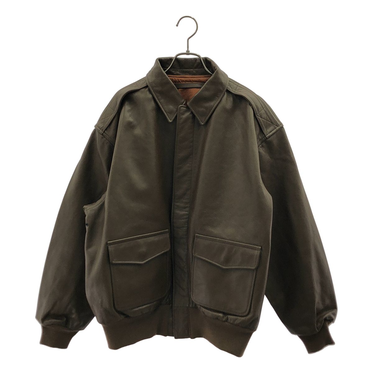【美品】 AVIREX / アヴィレックス | 7522 A-2 レザー フライトジャケット | L | ブラウン | メンズ