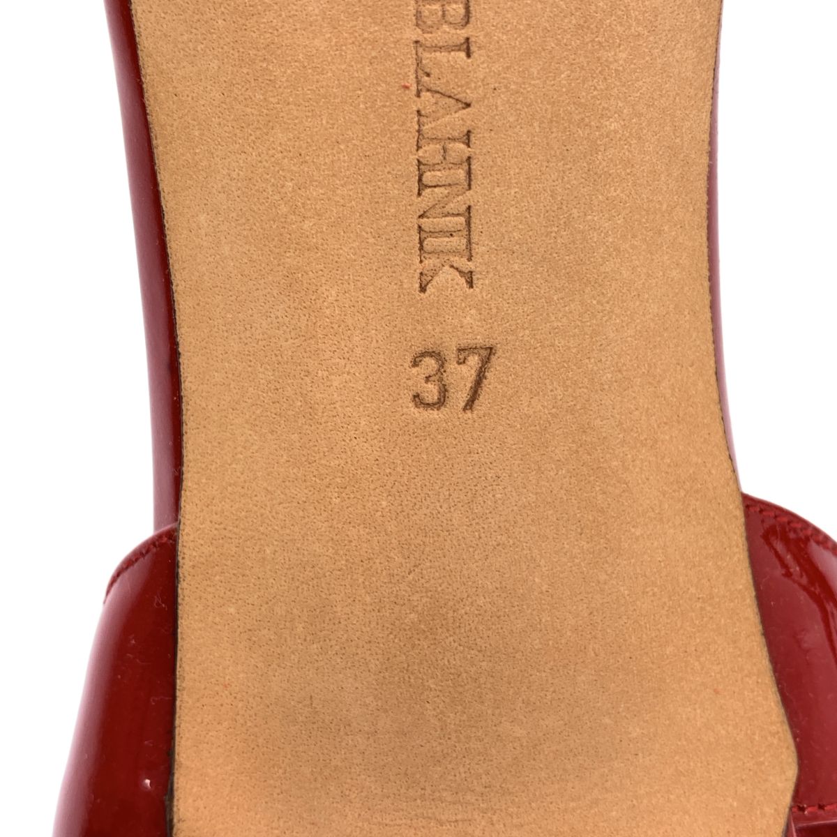MANOLO BLAHNIK / マノロブラニク | パテントレザー ストラップ 