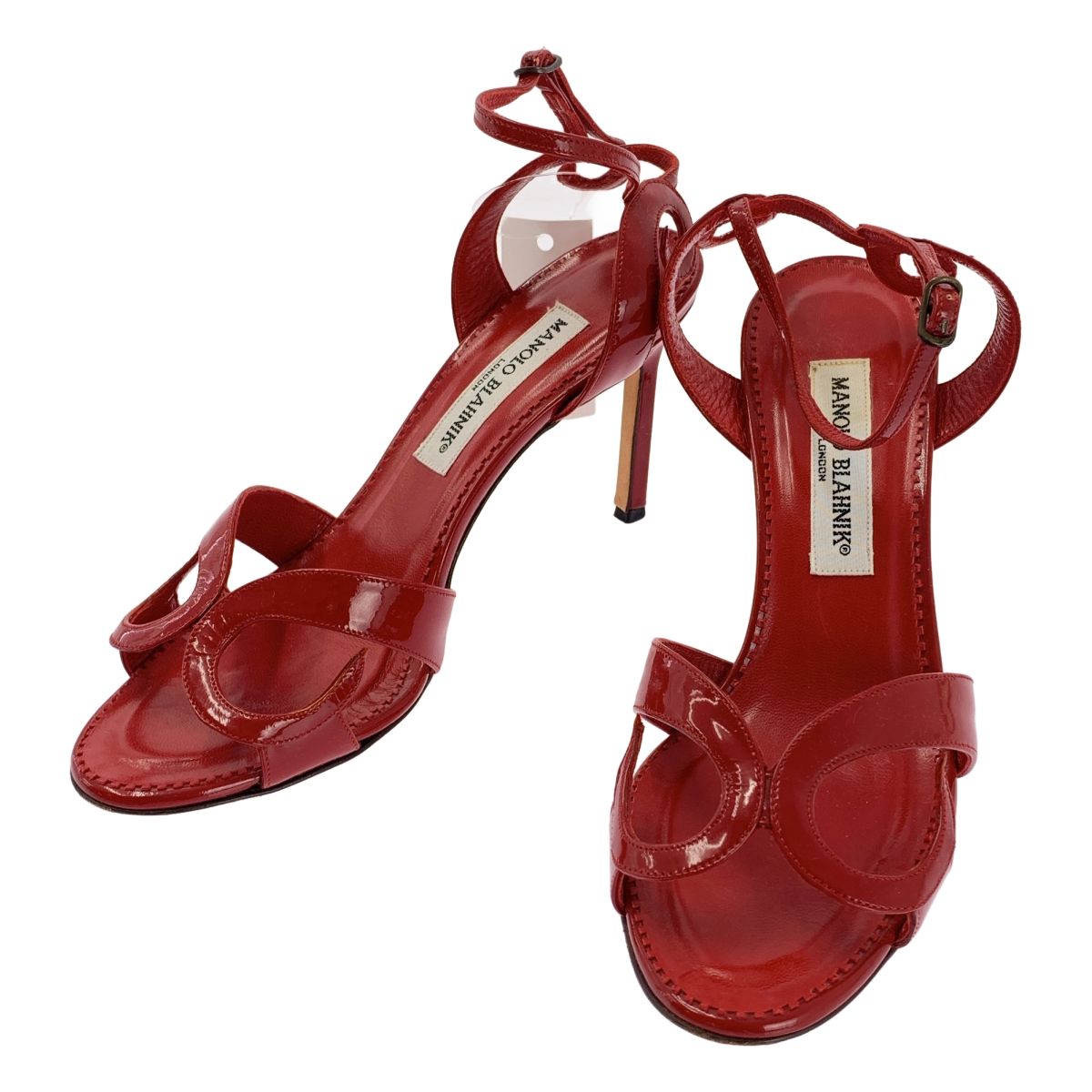 MANOLO BLAHNIK / マノロブラニク | パテントレザー ストラップ