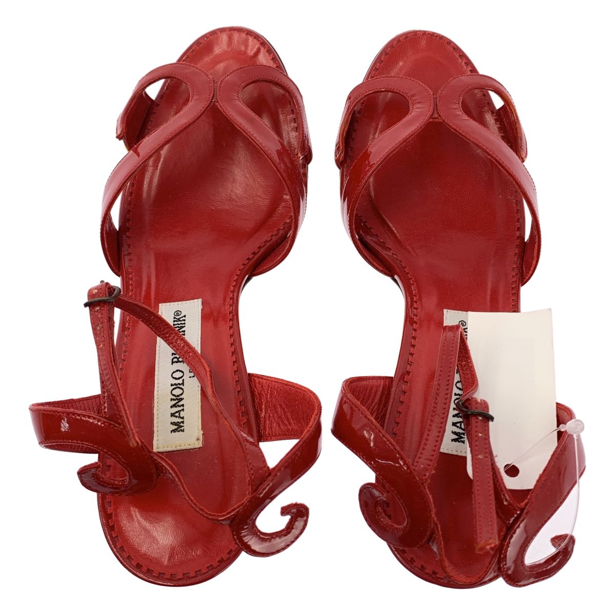 MANOLO BLAHNIK / マノロブラニク | パテントレザー ストラップ