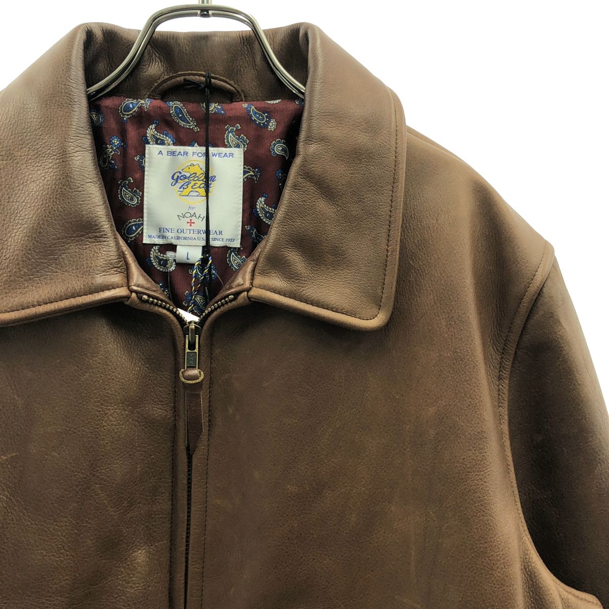美品】 NOAH / ノア | ×Golden Bear / A-2 Leather Jacket レザー