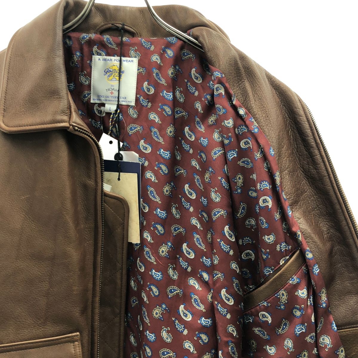 美品】 NOAH / ノア | ×Golden Bear / A-2 Leather Jacket レザー