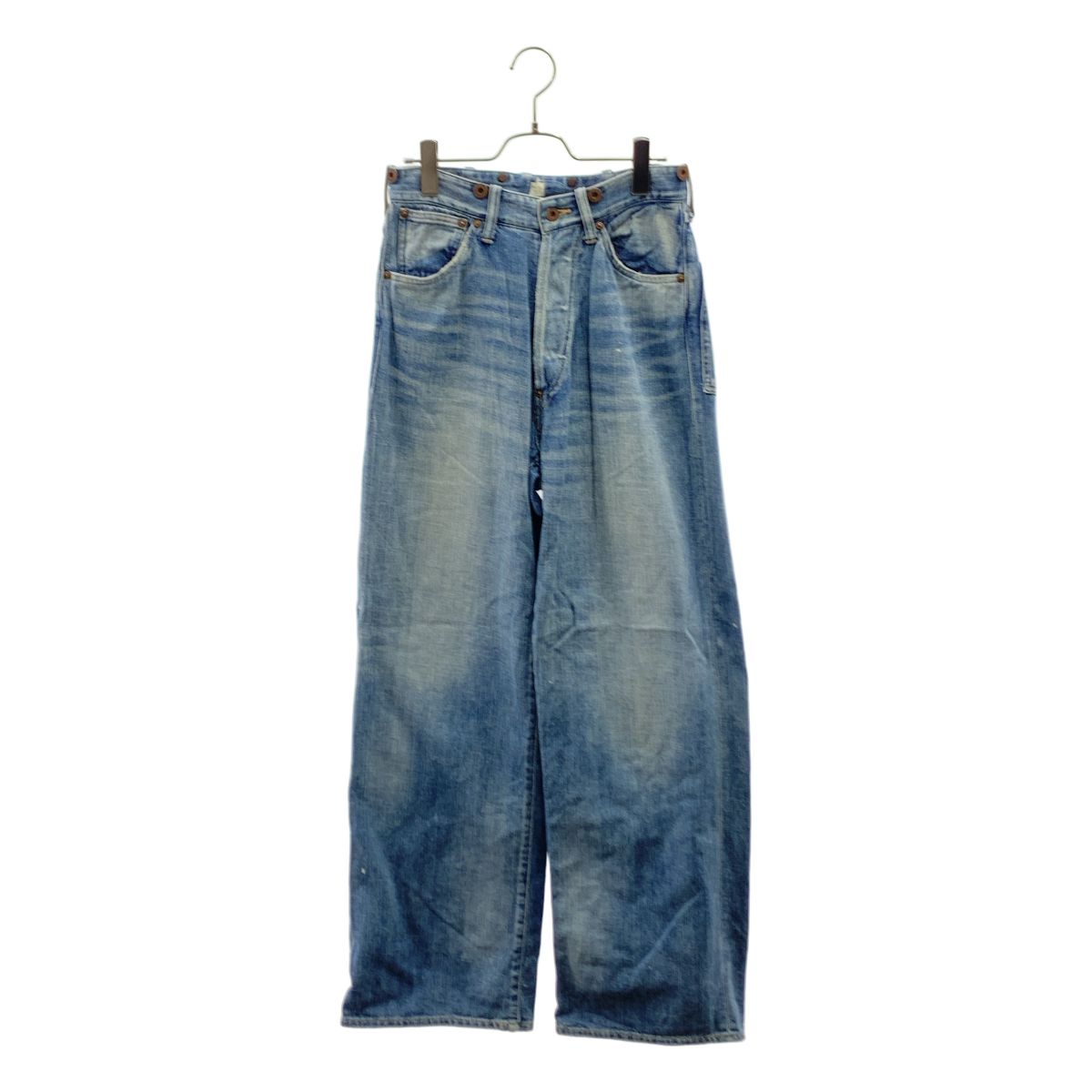 TAIGA TAKAHASHI / タイガタカハシ | Lot.704 DENIM TROUSERS ヴィンテージ加工 デニムパンツ | 28 | インディゴ | メンズ