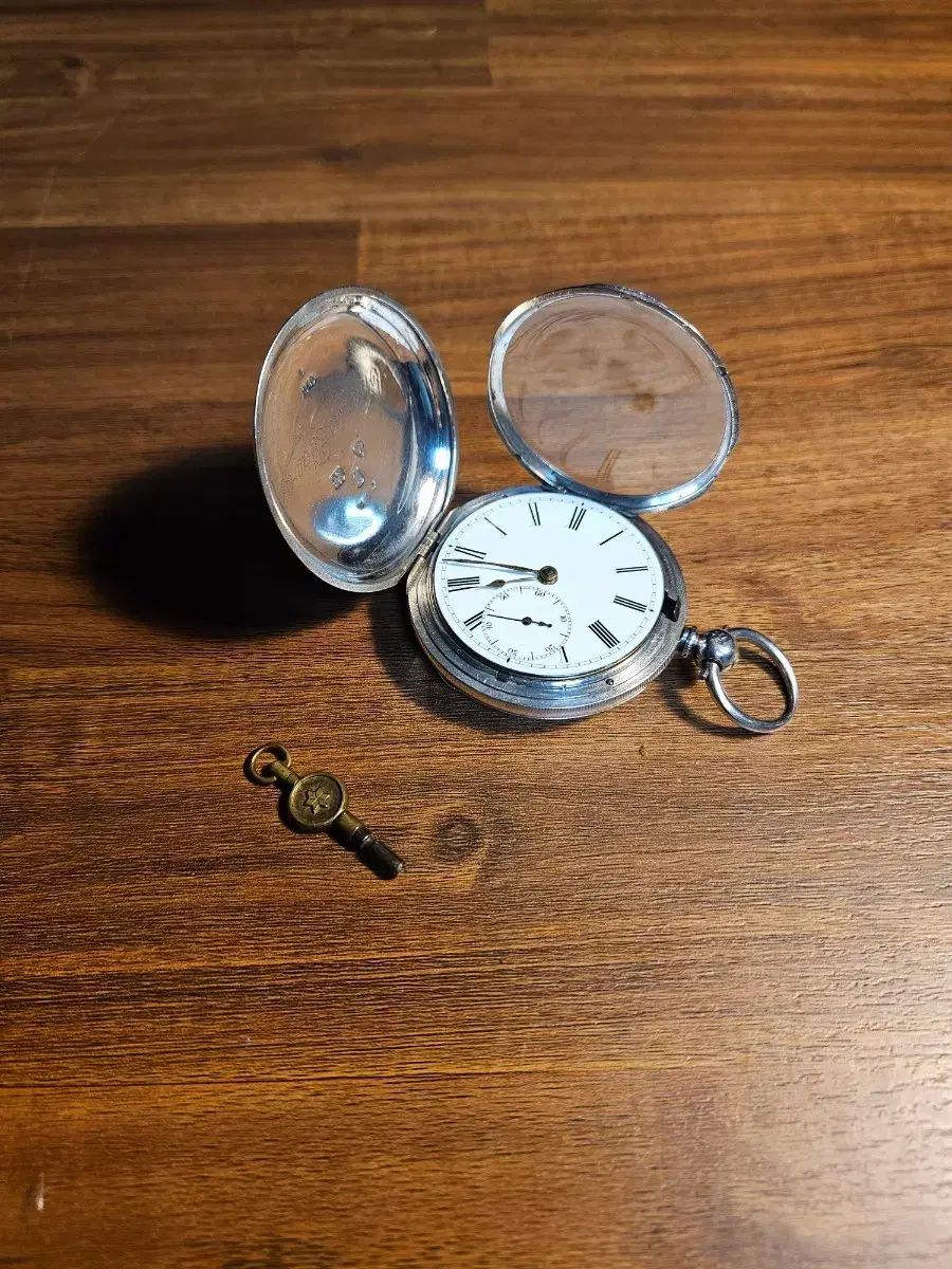 1800年代 イギリス純銀 Verge Fuess 懐中時計 出品