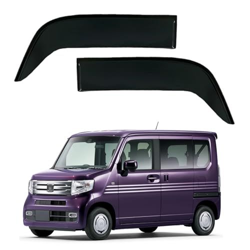 YORKNEIC サイドバイザー ホンダ対応 N-VAN エヌバン JJ1/JJ2 2018年から現行対応 ドアバイザー ウィンドウバイザー 強力両面テープ 泥除け 日よけ 雨除け カスタムパーツ スモーク 外装アクセサリー 2枚セットts f7e28c76