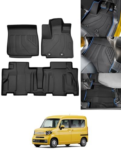 Mixsuper n-van JJ1 JJ2 フロアマット 立体カーマット エヌバン 専用 3D フロアマット 5人乗り専用 2018年7月? nvan カスタムパーツ 車種専用設計 TPE素材 防水 耐摩耗性 簡単取付 荷物収納ts 694a0135